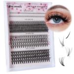 Lash Clusters Kit with 404Pcs Mixed Eyelashes