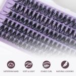 120 Pcs DIY Cluster Lashes for Natural Looks