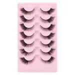 Wispy Cat Eye False Eyelashes - 7 Pairs