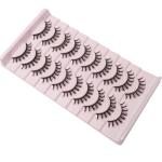 Manga Style False Eyelashes - 10 Pairs Pack
