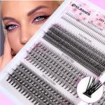 Lash Clusters Kit with 404Pcs Mixed Eyelashes