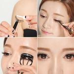 Bluelans 10 Pairs Long Thick Black False Eyelashes