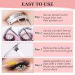 D Curl DIY False Eyelash Clusters - 26 Pack