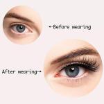 Fluffy Russian False Eyelashes - 5 Pairs with Glue