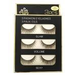 Beauty First 3D Mink Faux Fur Eyelashes - 3 Pairs