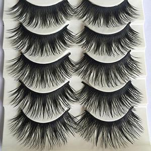 5 Pairs Natural Long Thick Fake Eyelashes