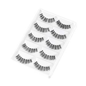 5 Pairs Soft Natural Look False Eyelashes