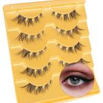Self-Adhesive Anime Doll Eye Lashes - 5 Pairs