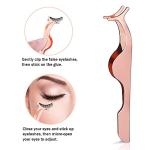 Rose Gold Stainless Steel Eyelash Applicator Tool