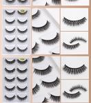 3D Faux Mink False Eyelashes - 5 Pairs