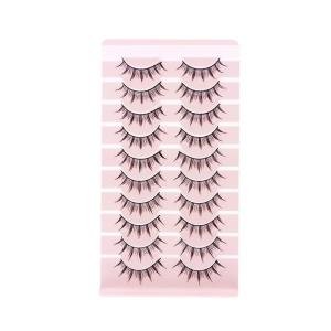 10 Pairs Natural DIY False Eyelashes for Beginners