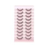 10 Pairs Natural DIY False Eyelashes for Beginners
