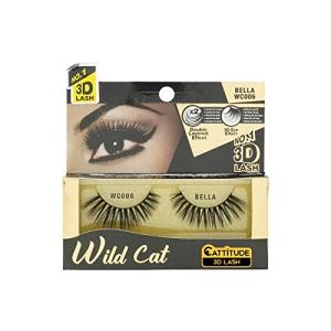 Bella Wild Cat 3D False Eyelashes - Lightweight & Reusable