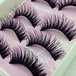 5 Pairs Natural Long Thick False Eyelashes