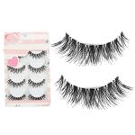 Bluelans® 5 Pairs Soft Long Black False Eyelashes