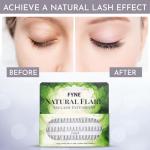 Fyne Natural Short Cluster Lash Extensions - 60 Pack