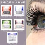 Fyne Natural Short Cluster Lash Extensions - 60 Pack