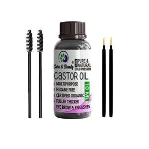 Pure AFRO Castor Oil 10ml with Lash&Brow Brushes