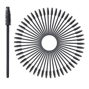 50 Disposable Eyelash Brushes for Makeup and Eyebrows