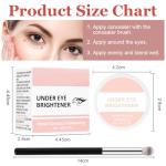 Under Eye Brightener and Concealer with Brush
