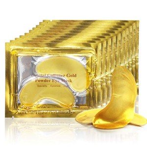 Gold Under Eye Masks - 15 Pairs for Dark Circles