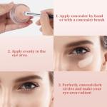 Under Eye Brightener and Concealer with Brush