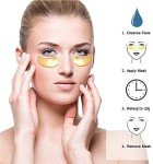 24K Gold Under Eye Treatment Masks – 25 Pairs