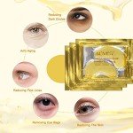 24K Gold Under Eye Treatment Masks - 20 Pairs