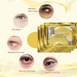 Gold Under Eye Masks - 15 Pairs for Dark Circles