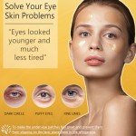 24K Gold Under Eye Gel Masks for Puffiness