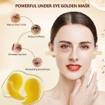 24K Gold Undereye Mask - 30 Pairs Hydrating Gel Pads