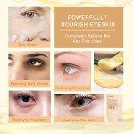 24K Gold Under Eye Treatment Masks - 20 Pairs