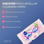 NIVEA Micellar Cleansing Wipes - 25 Biodegradable Pack