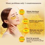 24K Gold Collagen Under Eye Masks for Dark Circles