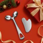 Yeamon Metal Face Roller & Gua Sha Tool