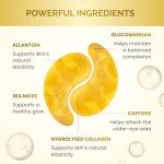 Gold Under Eye Gel Patches with Collagen & Caffeine