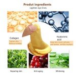 24K Gold Collagen Under Eye Masks for Dark Circles