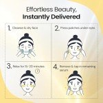 24K Gold Eye Treatment Masks for Dark Circles