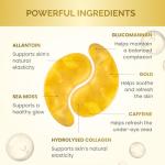 Gold Under Eye Gel Patches with Collagen & Caffeine