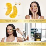 Gold Under Eye Gel Patches with Collagen & Caffeine