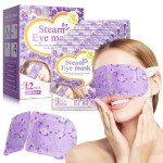 IFUDOIT Lavender Steam Eye Mask 12 Pack