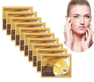 24K Gold Crystal Collagen Under Eye Gel Pads