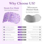 IFUDOIT Lavender Steam Eye Mask 12 Pack