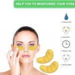 24K Gold Crystal Collagen Under Eye Gel Pads