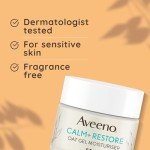 Aveeno Calm+Restore Oat Gel Face Moisturiser 50ml