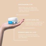 Brightening Night Cream with Niacinamide and Rosehip Oil