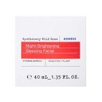 KORRES Wild Rose Night Cream for Radiance, 40 ml