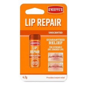 O'Keeffe's Unscented Lip Repair Balm, 4.2g