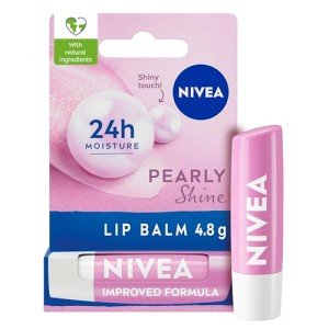 NIVEA Pearly Shine Lip Balm with Shea Butter