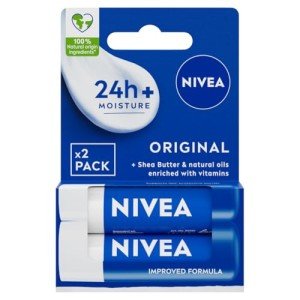 NIVEA Original Care Lip Balm Duo Pack 4.8g